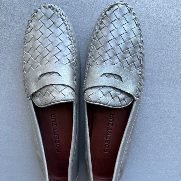 Robert Zur Petra Driving Loafers | True Silver | Size 9 AA - Picture 14 of 16